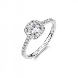 anello Fancy zircone cushion