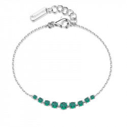 bracciale Fancy maglia rolò zirconi scalari