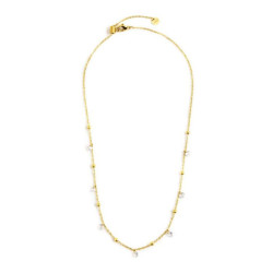 collier Marlù maglia cutting cross zirconi