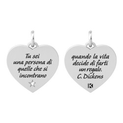 charm Kidult Love cuore 18mm