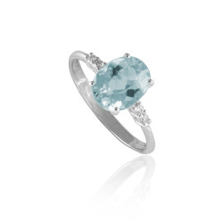 anello Acanfora Acquemarine...
