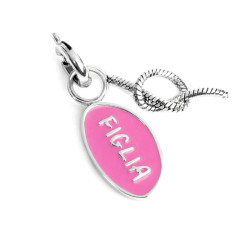 charm Marlù family-tag figlia