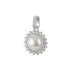 charm Fancy zirconi e perla...