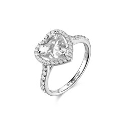 anello Fancy zircone cuore