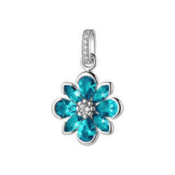 charm Fancy fiore zirconi mix