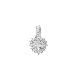 charm Fancy cuore zirconi
