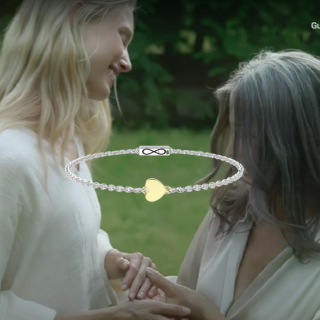 Bracciale Infinity cuore