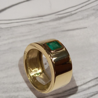 Anello Chevalier con Smeraldo